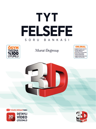 3D TYT Felsefe Soru Bankası Limon Fotokopi