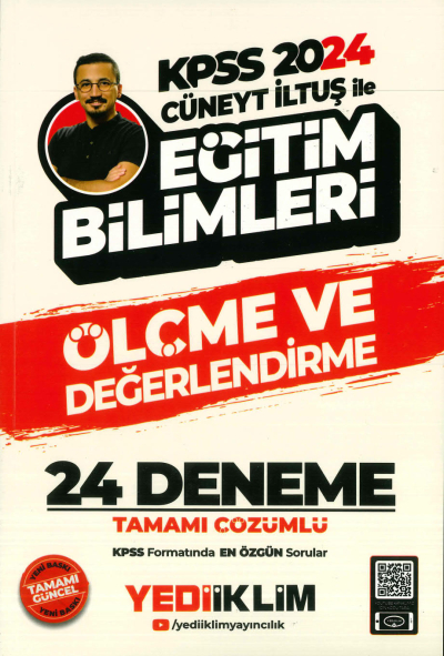 ÖLÇME VE DEĞERLENDİRME 24 DENEME TAMAMI ÇÖZÜMLÜ (CÜNEYT İLTUŞ)