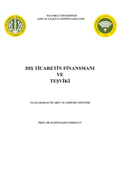Dış Ticaretin Finansmanı ve Teşviki Limon Fotokopi