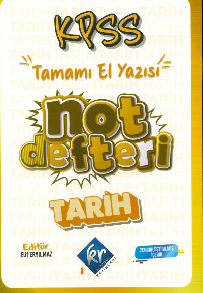 TARİH NOT DEFTERİ TAMAMI EL YAZISI Limon Fotokopi