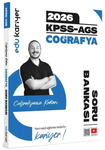 Coğrafyanın Kodları 2026 KPSS-AGS Coğrafya Video Çözümlü Soru Bankası Edu Kariyer Limon Fotokopi