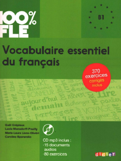 100% FLE Vocabulaire Essentiel Du Français B1 Limon Fotokopi