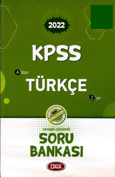 A'DAN Z'YE TÜRKÇE ÇÖZÜMLÜ SORU BANKASI Limon Fotokopi