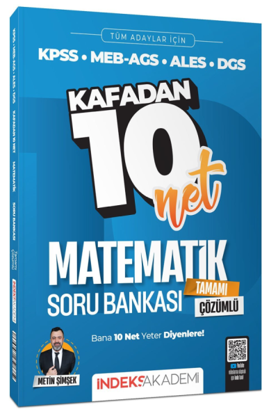Matematik Kafadan 10 Net Soru Bankası Çözümlü İndeks Akademi Limon Fotokopi