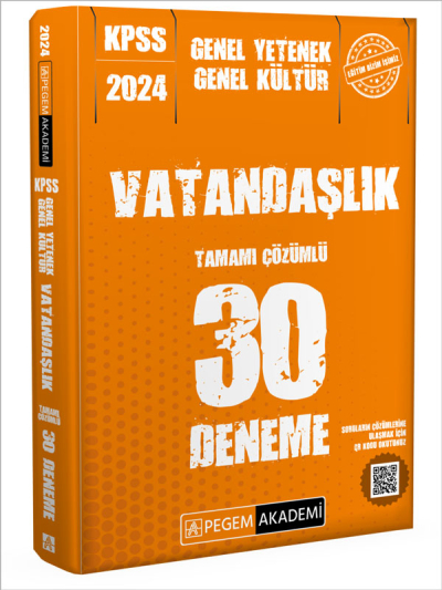 2024 KPSS Vatandaşlık 30 Deneme Limon Fotokopi