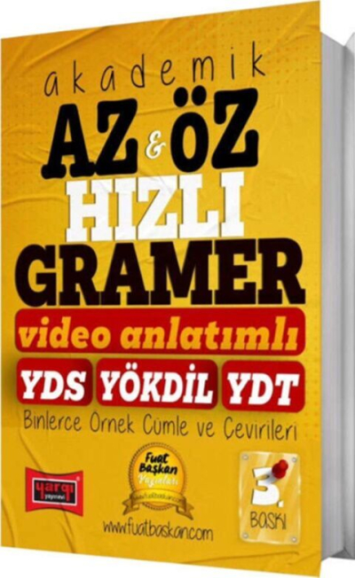 YDS YÖKDİL YDT Akademik Az Öz Hızlı Gramer Yargı Yayınları Limon Fotokopi