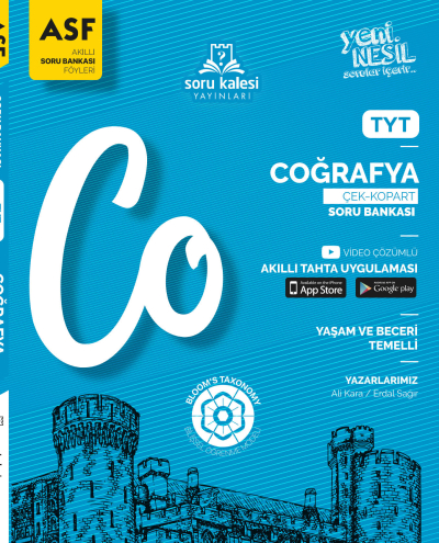 TYT Coğrafya Akıllı Soru Bankası Föyü ASF Soru Kalesi Yayınları Limon Fotokopi