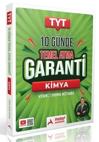 TYT Kimya 10 Günde Temel Atma Garanti Video Ders Kitabı Paraf Akademi Yayınları Limon Fotokopi