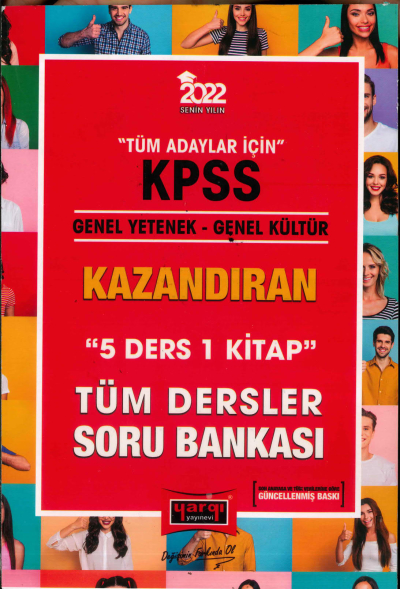 KAZANDIRAN SERİSİ TEK KİTAP GKGY SORU BANKASI 5 DERS 1 KİTAP Limon Fotokopi