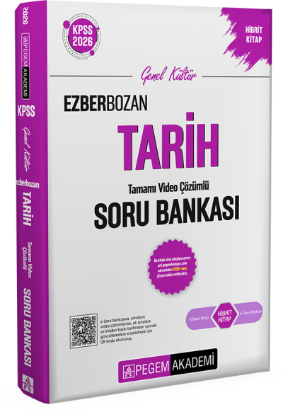 2026 KPSS Genel Yetenek Genel Kültür Ezberbozan Tarih Tamamı Video Çözümlü Soru Bankası Pegem Akademi Yayıncılık Limon Fotokopi