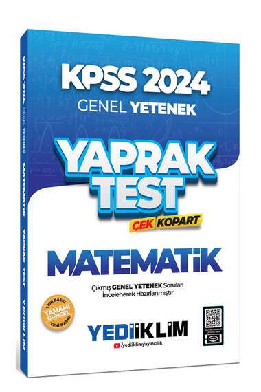 2024 KPSS Matematik Yaprak Test Çek Kopart
