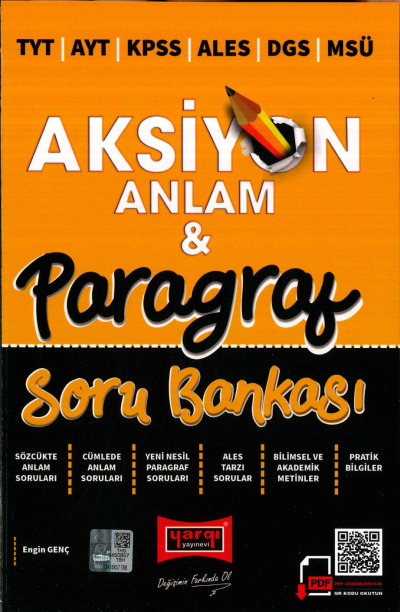 AKSİYON ANLAM VE PARAGRAF SORU BANKASI Limon Fotokopi