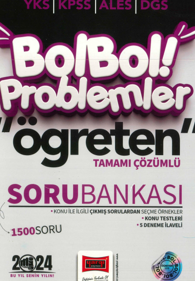 BOL BOL PROBLEMLER ÖĞRETEN TAMAMI ÇÖZÜMLÜ SORU BANKASI Limon Fotokopi