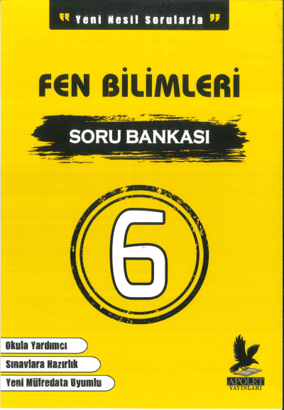 6.SINIF FEN BİLİMLERİ SORU BANKASI Apolet Yayınları Limon Fotokopi