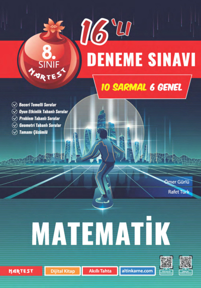 8. Sınıf Matematik Mod 16 Deneme Nartest Yayınları Limon Fotokopi