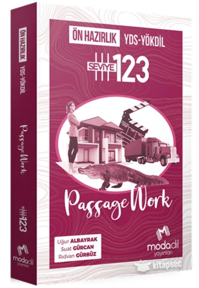 YDS YÖKDİL Passage Work Ön Hazırlık Seviye 1 2 3 Modadil Yayınları