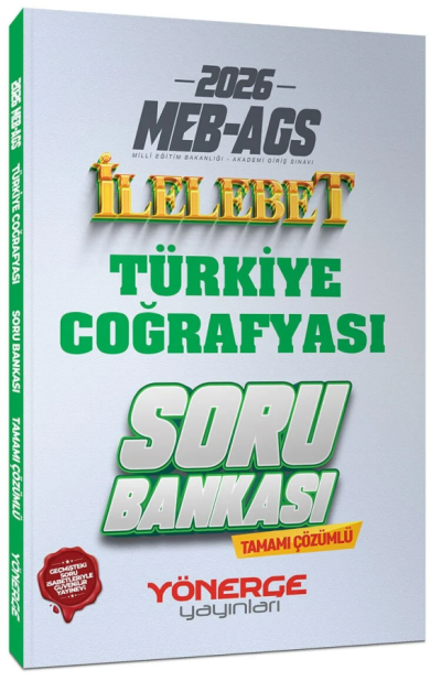2026 MEB-AGS Türkiye Coğrafyası İlelebet Soru Bankası Çözümlü Yönerge Yayınları Limon Fotokopi