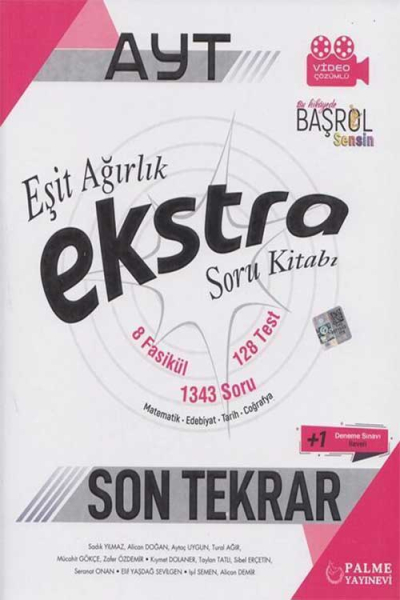 AYT Eşit Ağırlık Ekstra Son Tekrar Soru Kitabı Limon Fotokopi