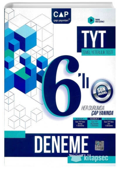 TYT 6 lı Deneme Video Çözümlü Limon Fotokopi