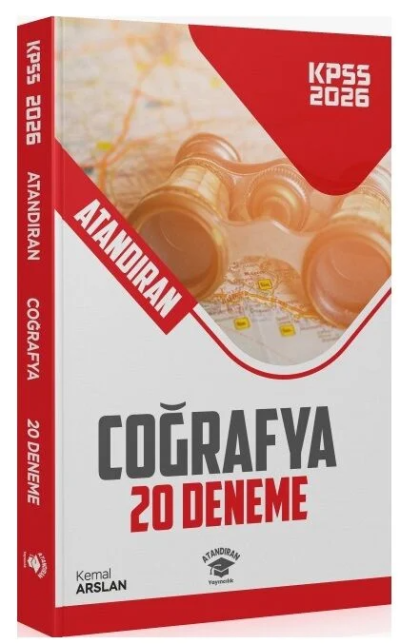 2026 KPSS Coğrafya 20 Deneme Çözümlü Atandıran Yayıncılık Limon Fotokopi