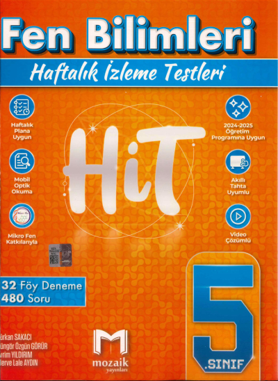 Mozaik 5. Sınıf Fen Bilimleri HİT 32 Deneme Mozaik Yayınları Limon Fotokopi