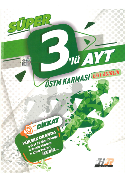 AYT Eşit Ağırlık 3 lü Deneme Limon Fotokopi