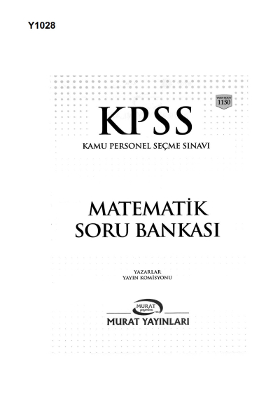 KPSS MATEMATİK SORU BANKASI ÇÖZÜMLÜ Limon Fotokopi