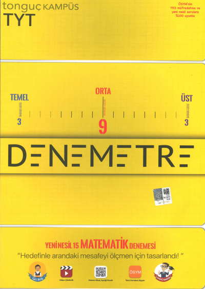 TYT Denemetre 15 Matematik Denemesi Limon Fotokopi