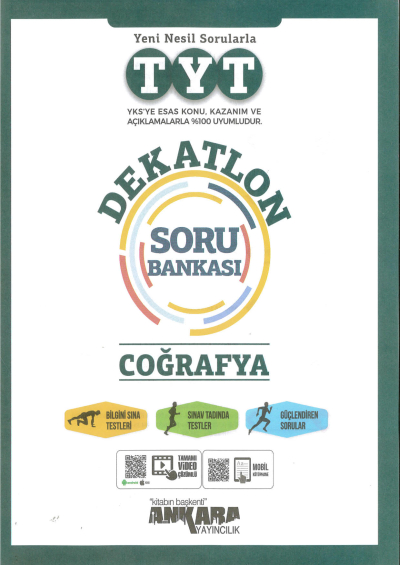 TYT COĞRAFYA DEKATLON SORU BANKASI