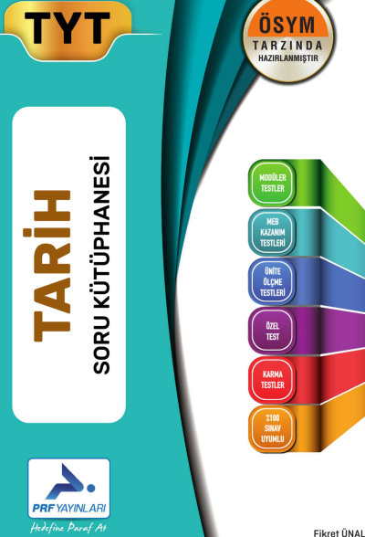 TYT Tarih Ösym Tarzında Hazırlanmış Soru Kütüphanesi Prf Paraf Yayınları Limon Fotokopi