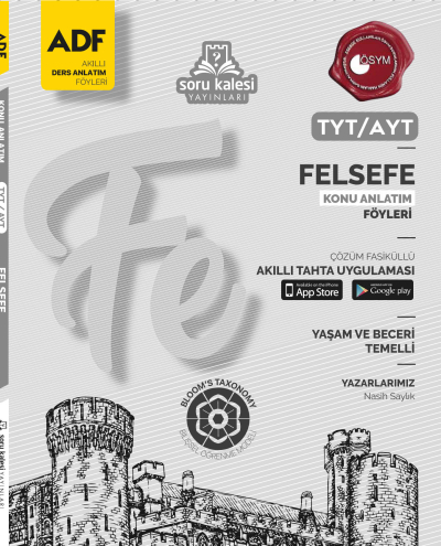 TYT AYT Felsefe Konu Anlatım Föyü Soru Kalesi Yayınları Limon Fotokopi