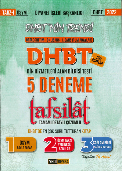TAFSİLAT TAMAMI ÇÖZÜMLÜ 5 DENEME Limon Fotokopi