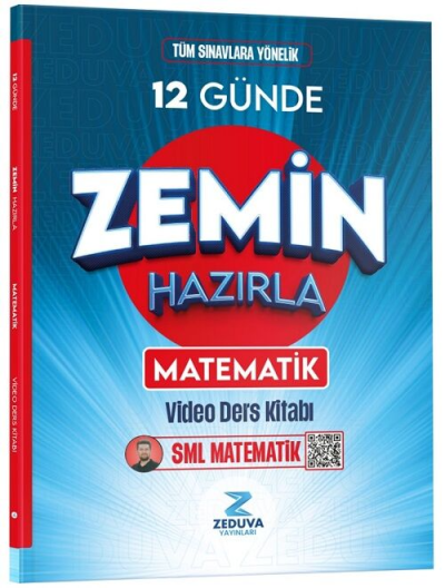 SML Matematik 12 Günde Zemin Hazırla Matematik Video Ders Kitabı Zeduva Yayınları