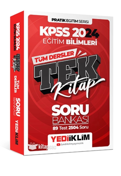 2024 KPSS Eğitim Bilimleri Tüm Dersler Tek Kitap Soru Bankası Limon Fotokopi