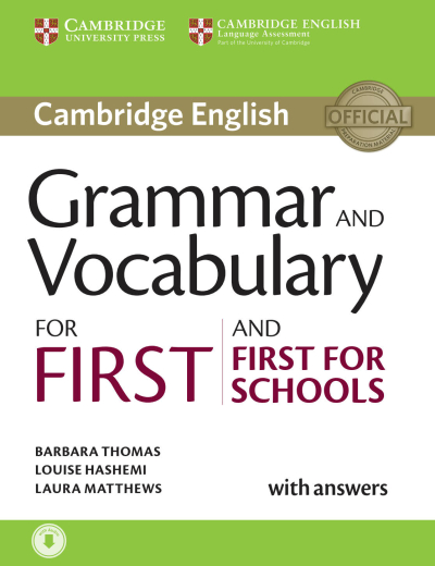 Grammar and Vocabulary for First and First for Schools Book with Answers Limon Fotokopi