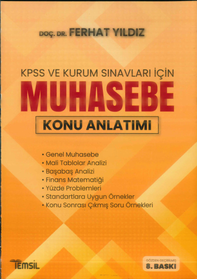 KPSS VE KURUM SINAVLARI İÇİN MUHASEBE KONU ANLATIMLI Limon Fotokopi