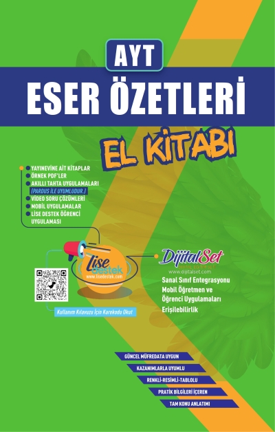 YKS AYT Eser Özetleri El Kitabı Yayın Denizi Yayınları Limon Fotokopi