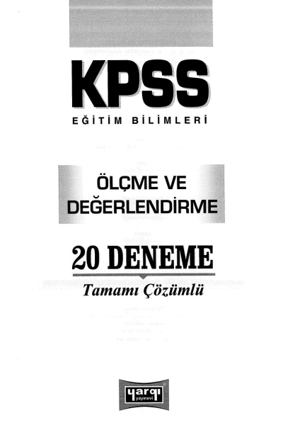 ÖLÇME DEĞERLENDİRME 20 Lİ DENEME Limon Fotokopi