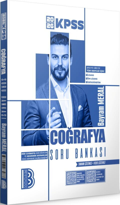 2026 KPSS Coğrafya Tamamı Çözümlü Soru Bankası Benim Hocam Yayınları Limon Fotokopi