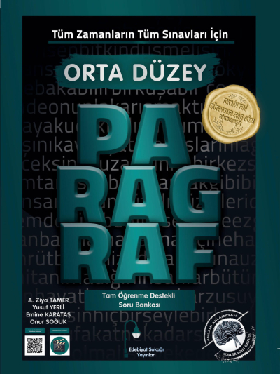 Tüm Zamanların Tüm Sınavları İçin Orta Düzey Paragraf Soru Bankası Edebiyat Sokağı Limon Fotokopi