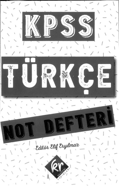 KPSS TÜRKÇE NOT DEFTERİ TAMAMI EL YAZIMI Limon Fotokopi