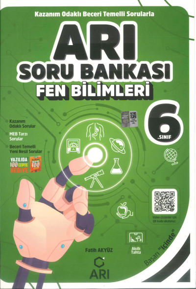 6. Sınıf Fen Bilimleri Soru Bankası Arı Yayınları Limon Fotokopi