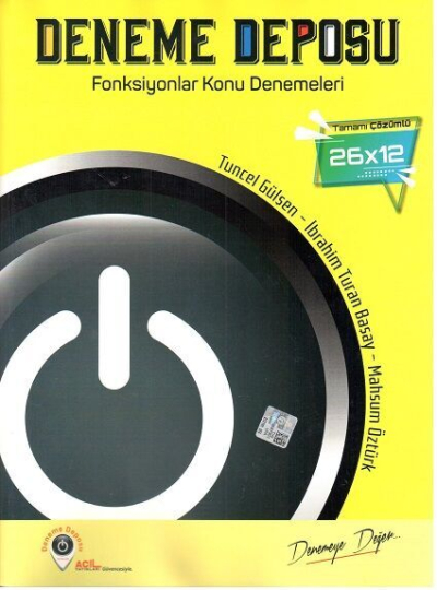 TYT Fonksiyonlar Konu Denemeleri Deneme Deposu Acil Yayınları Limon Fotokopi