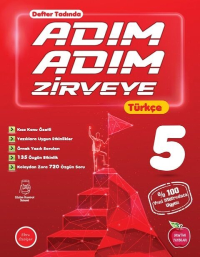 5. Sınıf Adım Adım Zirveye Türkçe Konu Anlatımlı Soru Bankası Newton Yayınları