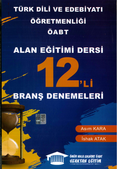 ALAN EĞİTİM DERSİ 12 Lİ BRANŞ DENEMELERİ Limon Fotokopi