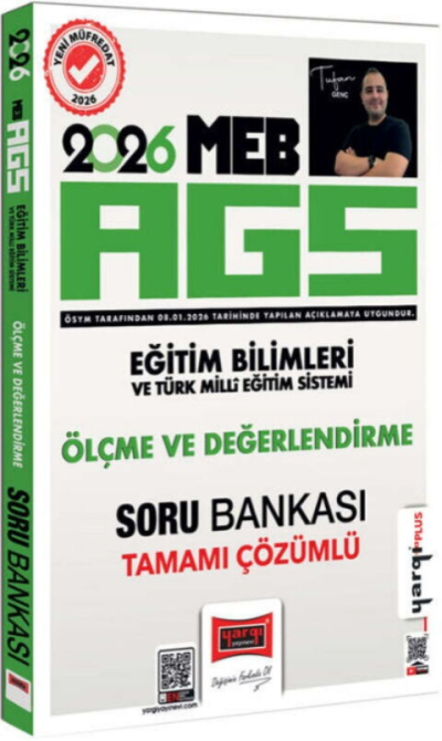 2026 MEB AGS Eğitim Bilimleri ve Türk Milli Eğitim Sistemi Ölçme ve Değerlendirme Soru Bankası Yargı Yayınları Limon Fotokopi