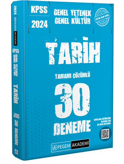 2024 KPSS Genel Kültür Genel Yetenek Tarih 30 Deneme Limon Fotokopi