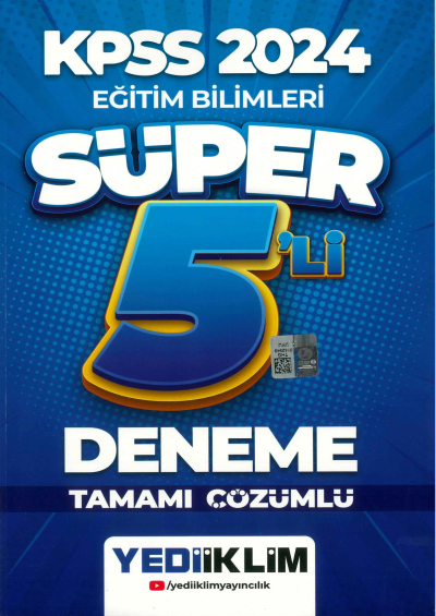 SÜPER 5'lİ DENEME TAMAMI ÇÖZÜMLÜ Limon Fotokopi