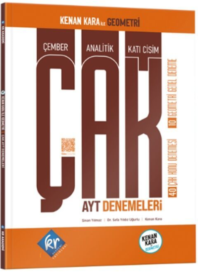 Kenan Kara İle ÇAK AYT Denemeleri KR Akademi Yayınları Limon Fotokopi