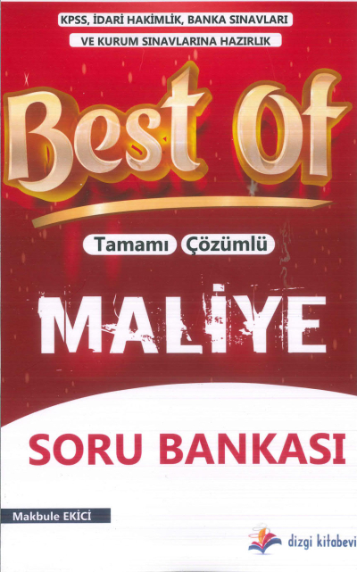2025 Best Of Tamamı Çözümlü Maliye Soru Bankası Makbule Ekici Dizgi Kitap Limon Fotokopi